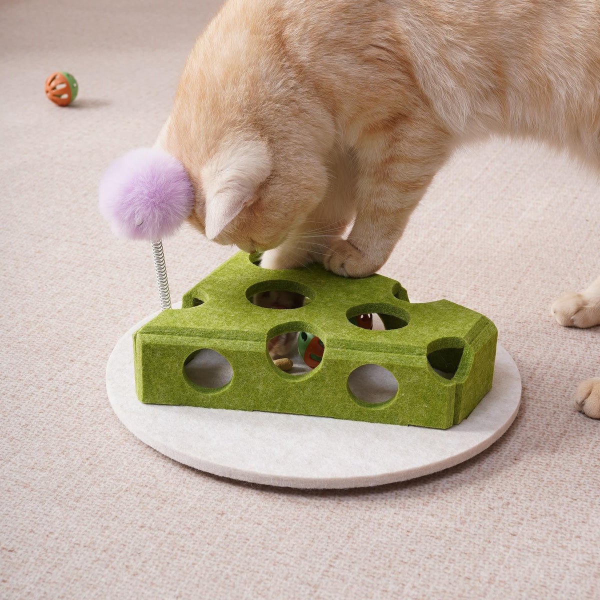 Felt cat puzzle toy box, view 11