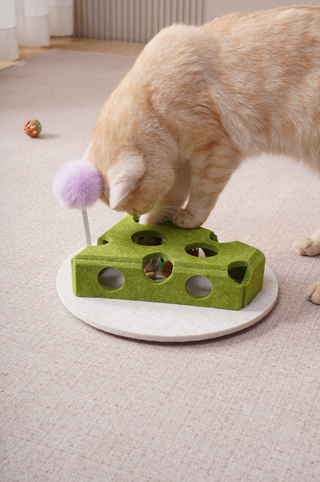 Felt cat puzzle toy box, view 8