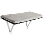 Window cat perch shelf with velvet cushion, view 6