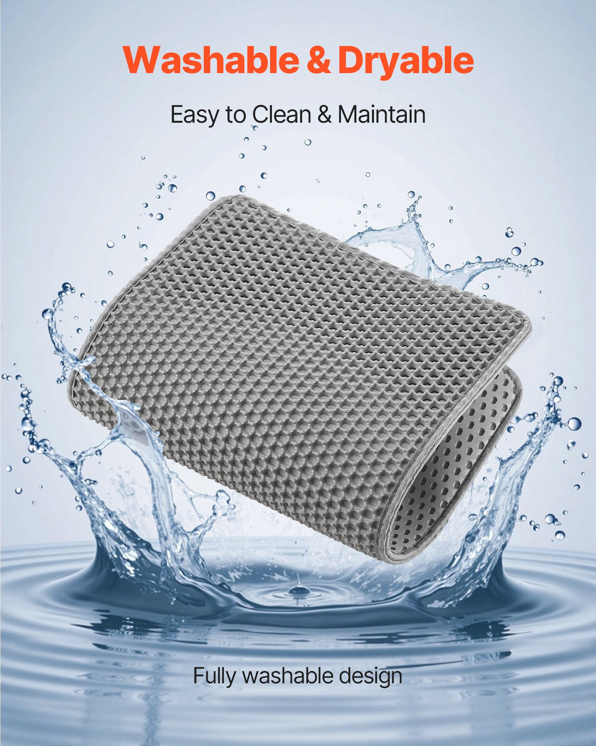 Double-layer cat litter mat, view 3