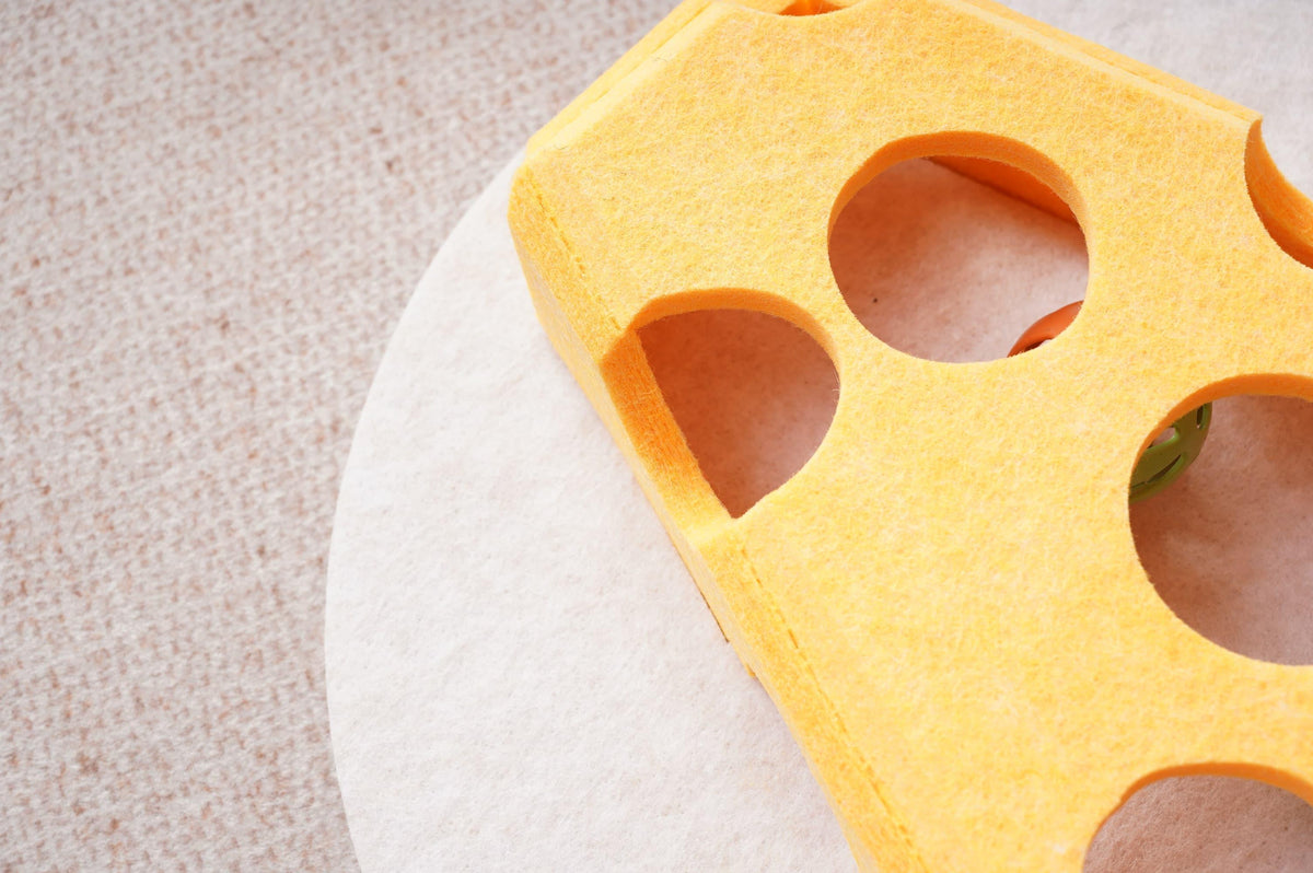 Felt cat puzzle toy box, view 4