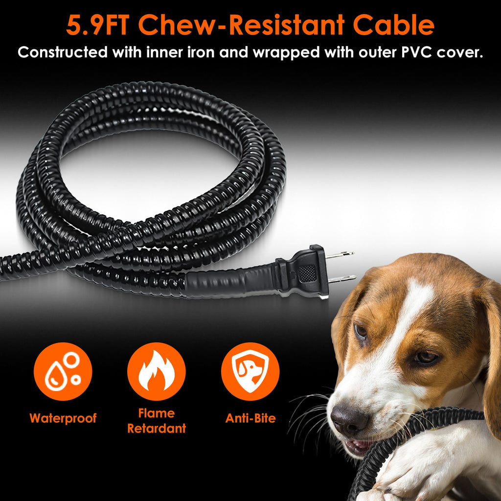 Heated pet water bowl, view 3