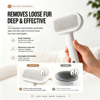 Self-cleaning slicker brush for cats, view 2