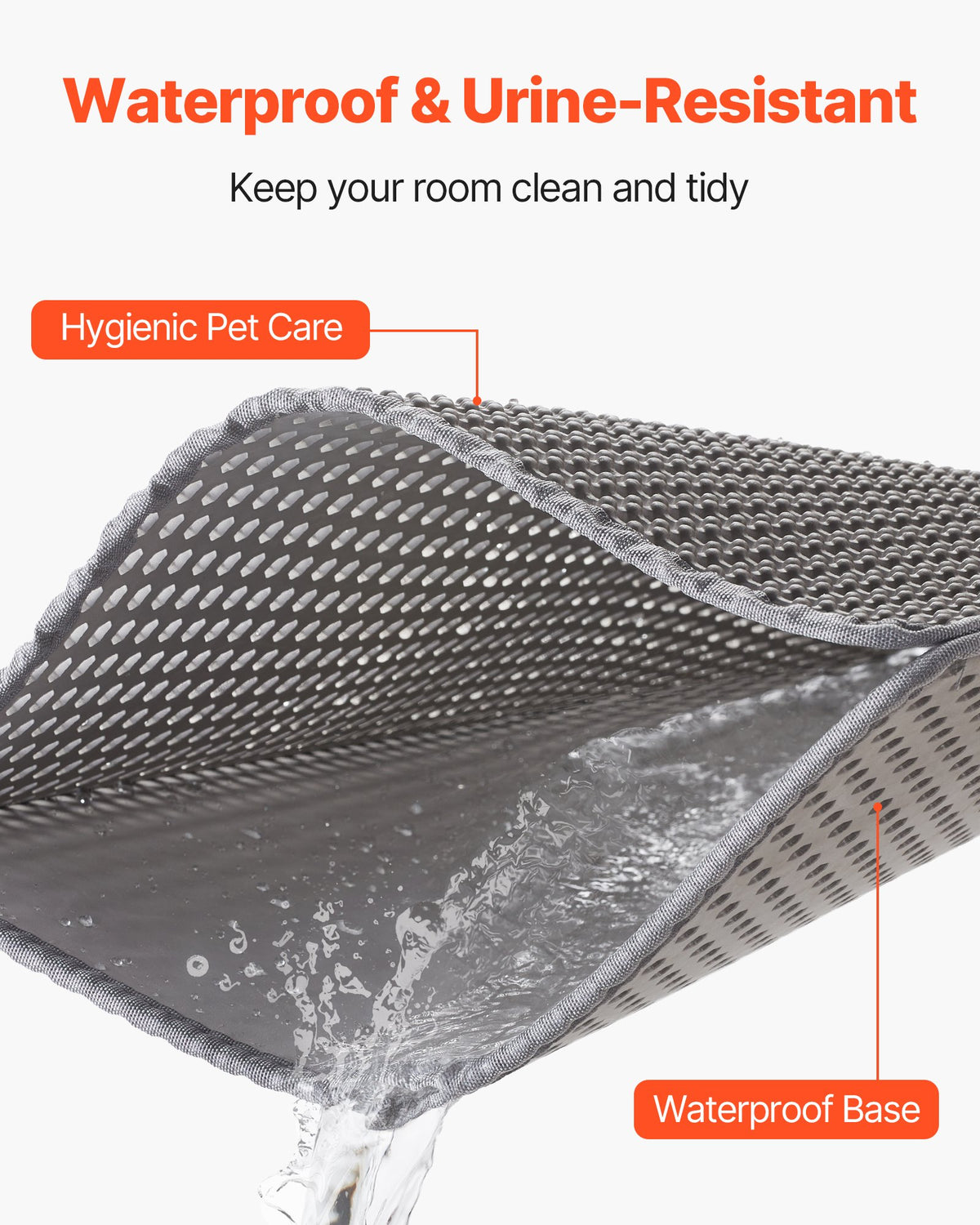Double-layer cat litter mat, view 5