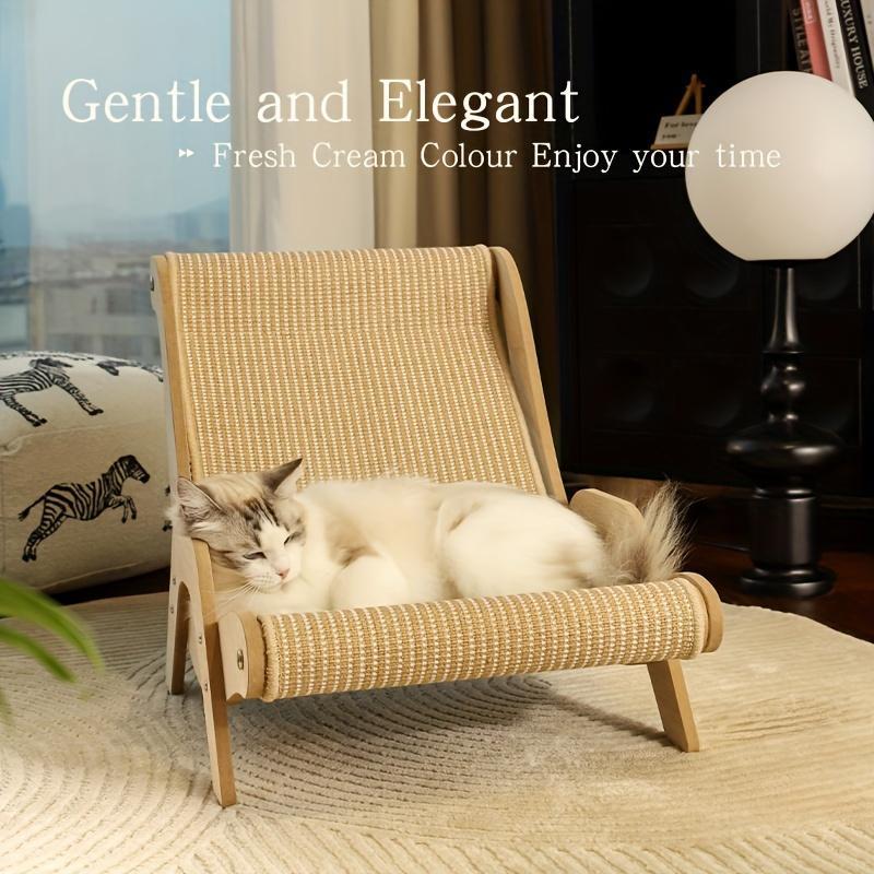 2-in-1 cat hammock chair and scratcher, view 9