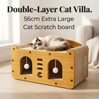 2-tier cardboard cat scratcher house, view 5