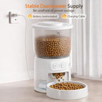 Feeder plugged in with power adapter