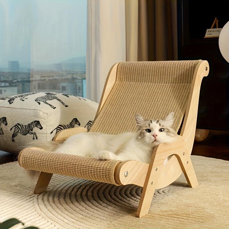 2-in-1 cat hammock chair and scratcher, view 3