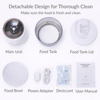 Detachable parts for easy cleaning