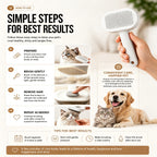 Self-cleaning slicker brush for cats, view 8