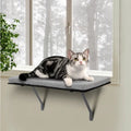 Window cat perch shelf with velvet cushion by MewMallow