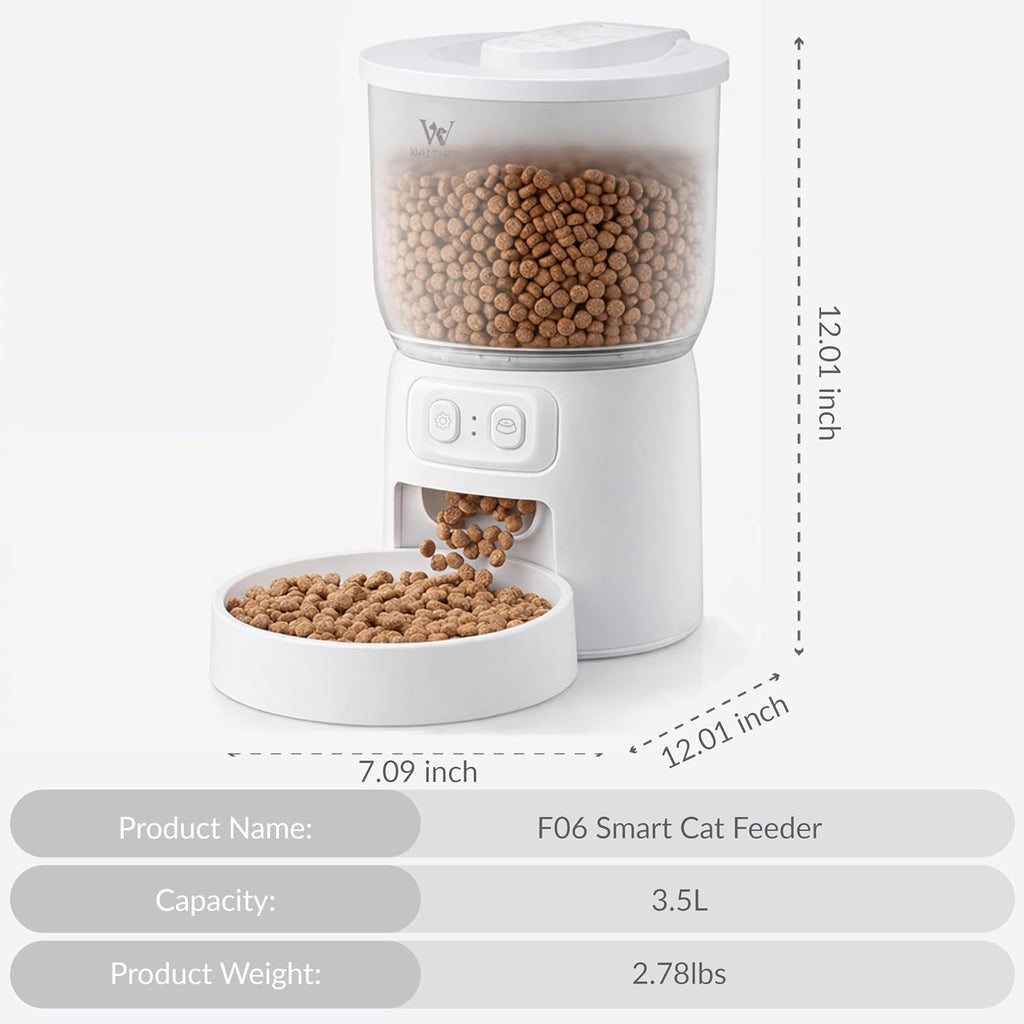 Automatic cat feeder dimensions