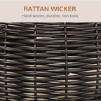 Elevated woven egg chair cat bed, view 7