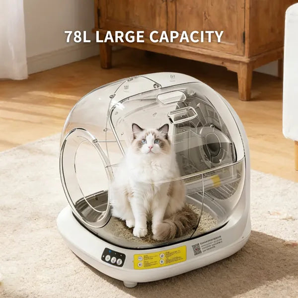 78L large capacity enclosed litter box
